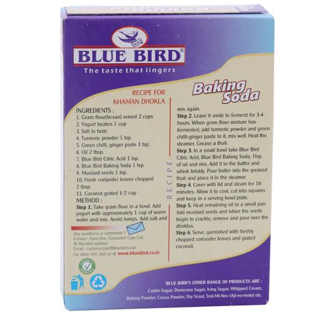 Blue Bird Baking Soda, 100 g Carton-2.webp